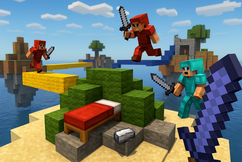 Відкриття режиму BedWars на MinePix!